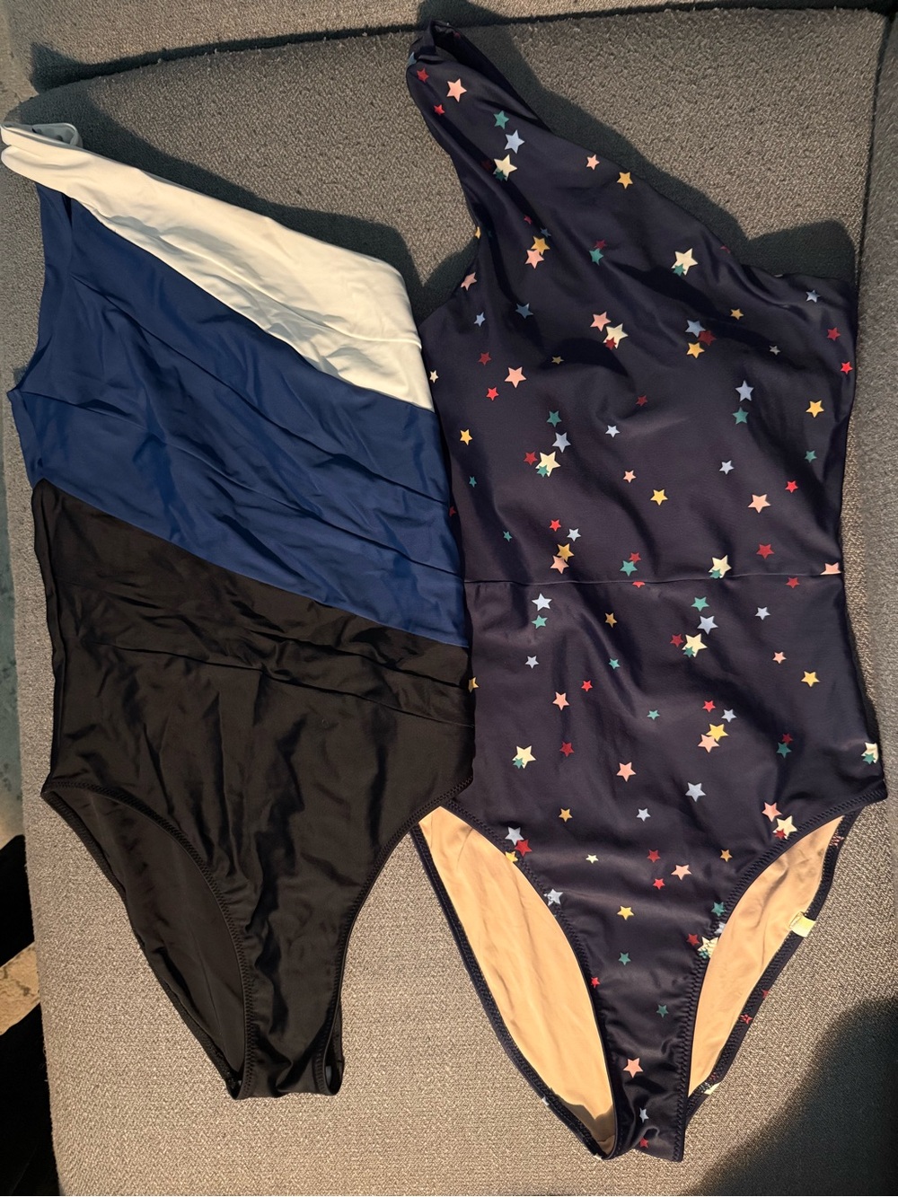 Two Summersalt swimsuits - The Ruched Sidestroke and The Sidestroke: size 4